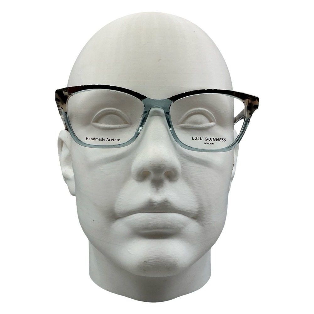 Lulu Guinness L953 TEA Eyeglasses 54-16-145 Teal Tortoise Frames New